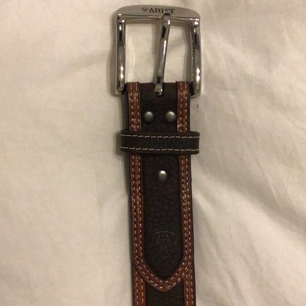 Leather belt